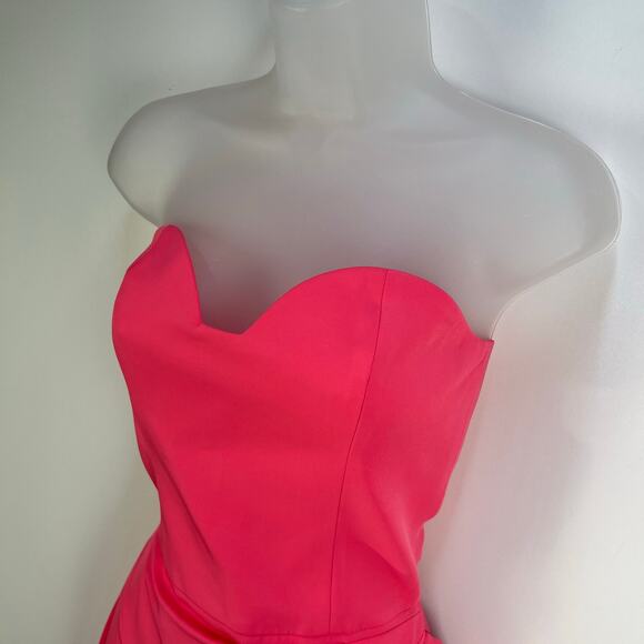 Alberto Audenino Pink Mini Strapless Dress - Picture 2 of 8